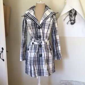 Plaid Trenchcoat